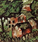Kasimir Malevich The red house in view oil painting picture wholesale